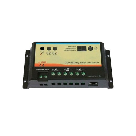 Laderegler EPSolar PWM EPIPDB-Com 12-24V 10A fr 2 verschiedene Batterien