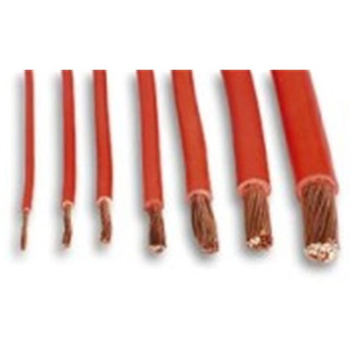 Kabel H07V-K  mit Lngenauswahl RAL3000-Rot