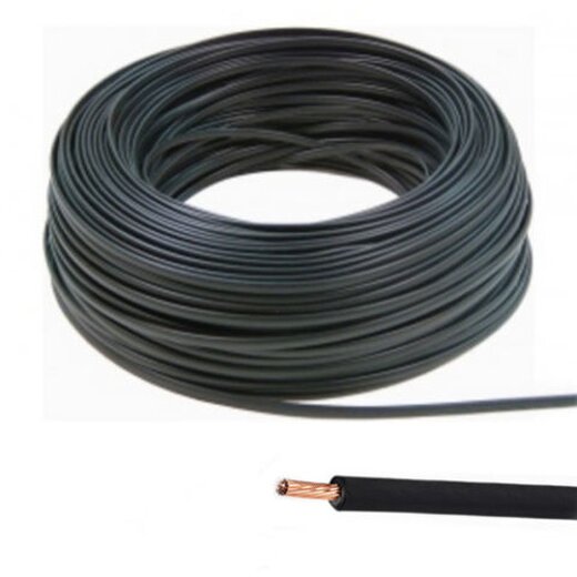 Solar cable 4mm black meter-length