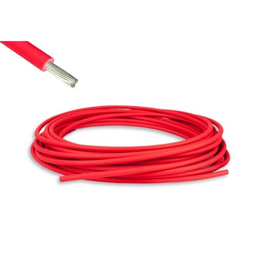 Solar cable 4mm red meter-length