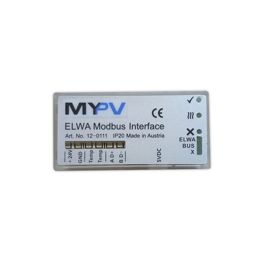my-PV Modbus Interface for ELWA Off-Grid Electrical Water Heater