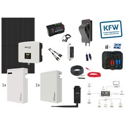 Solarpaket für Elektrofahrzeuge KfW 442 - 5-10 kW / 6-10...