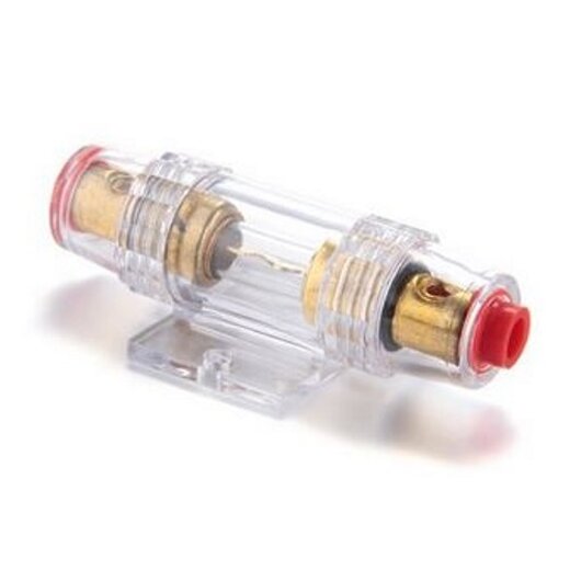 AGU fuse holder with 24K gold-plated contacts