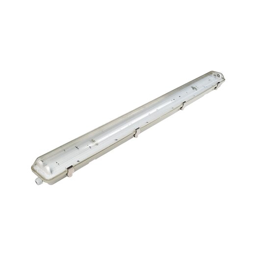 LED damp-proof light 230V dual light 40W 120cm (daylight white / coldwhite)