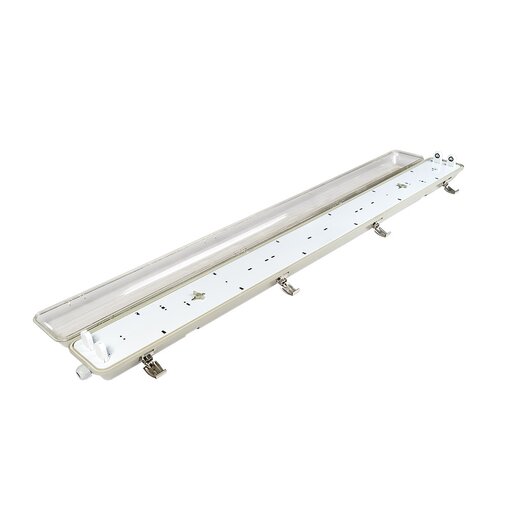 LED damp-proof light 230V dual light 40W 120cm (daylight white / coldwhite)