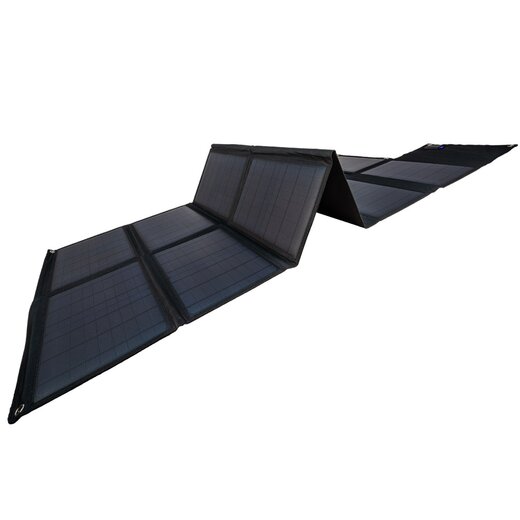 Solar panel mono foldable 20-120W with USB and DC connection