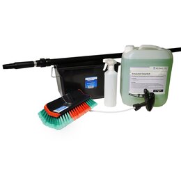 PV cell-cleaning-kit for larger surfaces