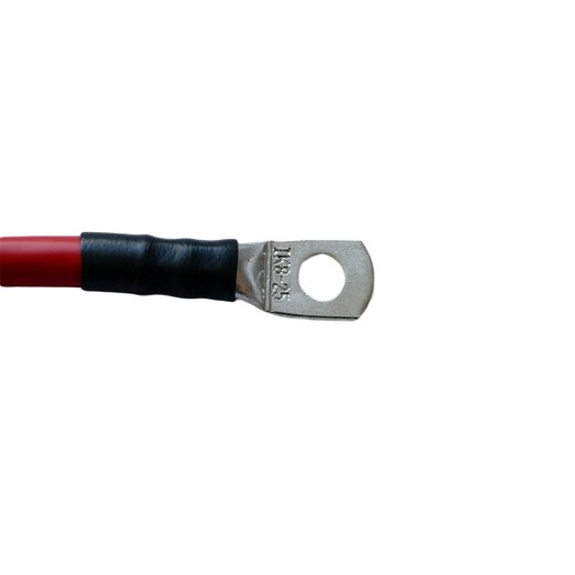 Batterie-Batterie Verbindungskabel H07V-K 25mm² rot-schwarz mit Öse beidseitig