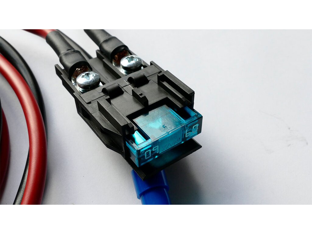 Batterie-Kabel für Laderegler 2 x 16 mm2 (ohne Sicherung)