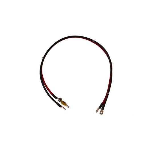 Battery-Inverter connection cable H07V-K 25mm red-black with ring cable lug and fuse